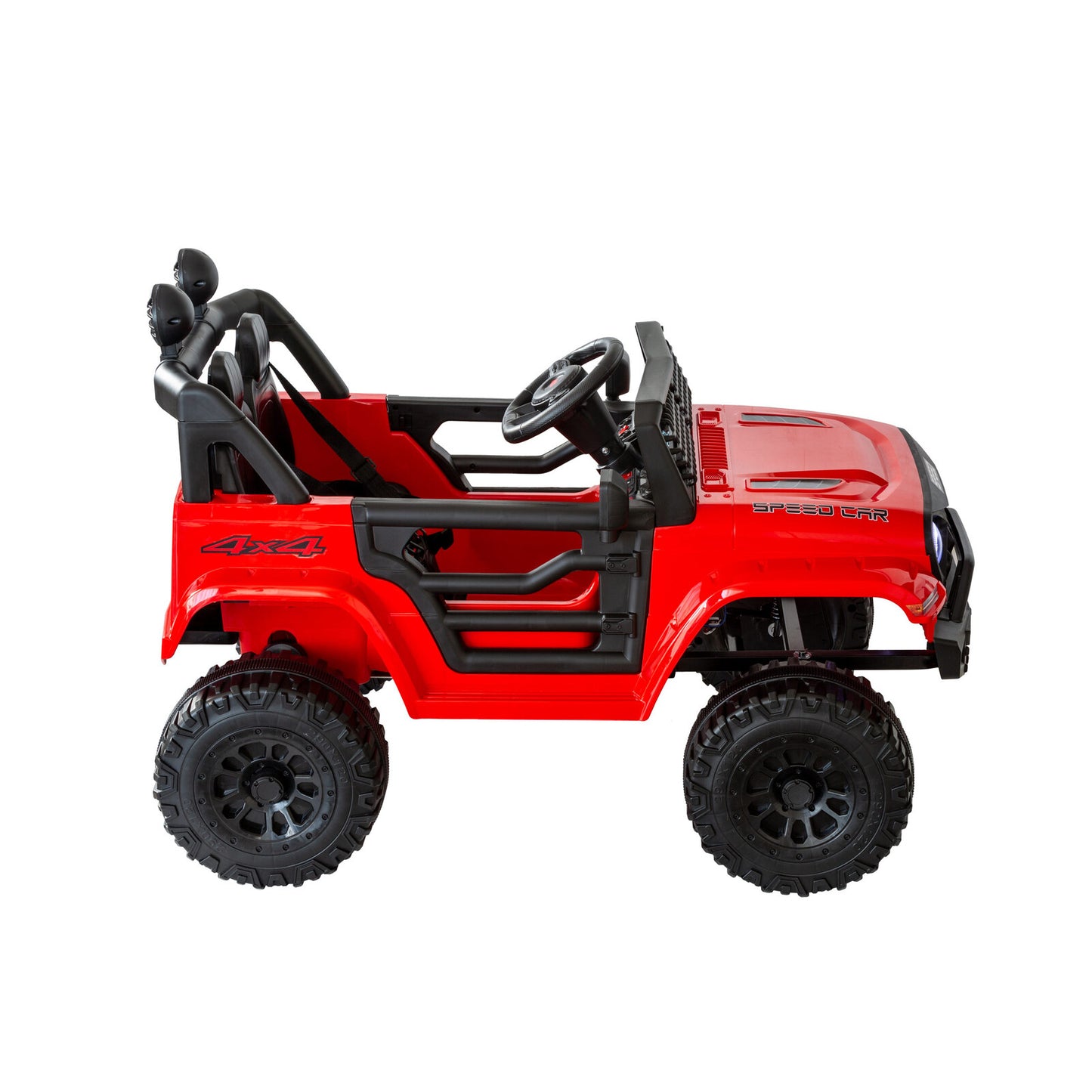 Jeep Inspired Remote Controlled Ride-on Electric Car (Red)